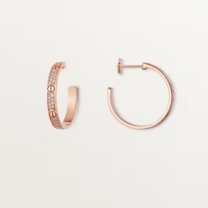 カルティエ Love イヤリング ピンクゴールド ダイヤモンド N8515192