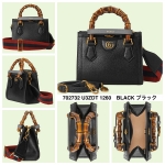 グッチ バンブー レザー ダブルG ダイアナ 3WAY ミニ トートバッグ 702732 U3ZDT 1260