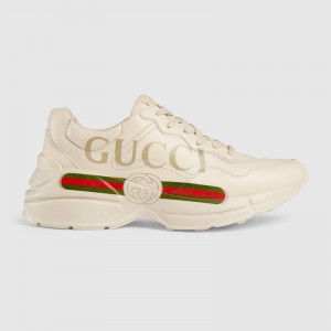 グッチ GUCCI ライトン GUCCI ロゴ レザー スニーカー 528892 DRW00 9522