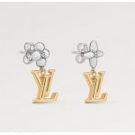 ルイヴィトン ピアス パンダント LV アイコニック フラワー M01287