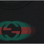 グッチコットンジャージー Tシャツ ブラック  795957 XJGQ5 1152