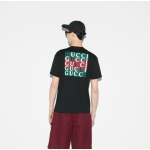 グッチコットンジャージー Tシャツ ブラック  795957 XJGQ5 1152