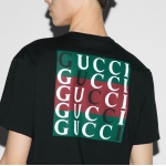 グッチコットンジャージー Tシャツ ブラック  795957 XJGQ5 1152