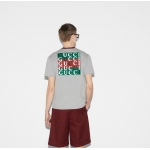 グッチ プリント コットンジャージー Tシャツ グレー 795957 XJGQ6 1230