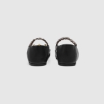 グッチ GUCCI ホースビット付き ウィメンズ フラットバレエシューズ 621161 1RH00 1000