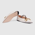 グッチ GUCCI ホースビット付き ウィメンズ フラットバレエシューズ 621161 1RH00 9050