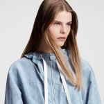 LouisVuitton LVリミックス モノグラムパーカ ブルー 1AFE41