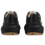 グッチ GUCCI ロゴ レザー スニーカー SNEAKERS 553608 DRW00 1000