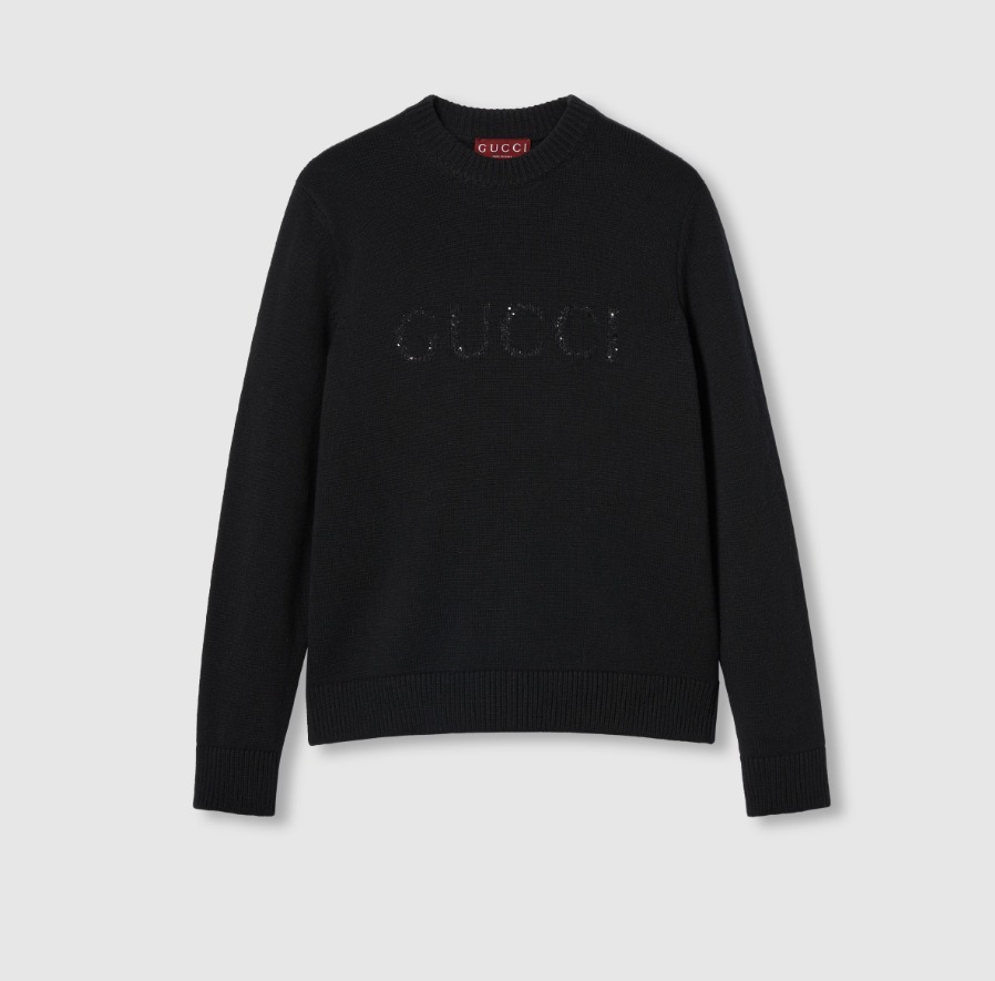 グッチ ウール カシミア セーター インターシャ 803964 XKECI 1043