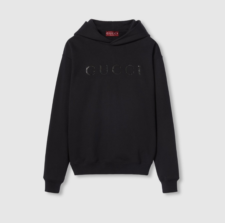 グッチ コットンジャージー フーデッド スウェットシャツ 795557 XJGVF 1043