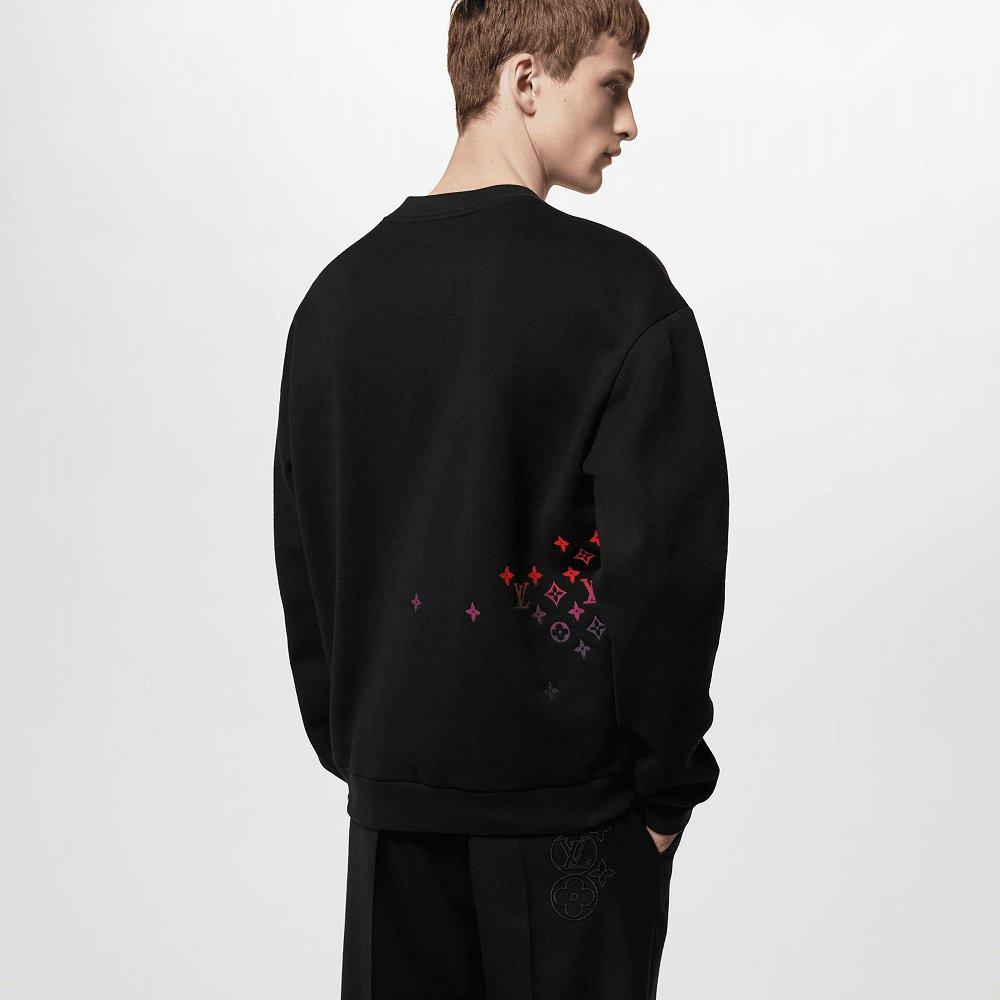 LouisVuitton×エンブロイダード スウェットシャツ 1AFBWB 1AFBW9