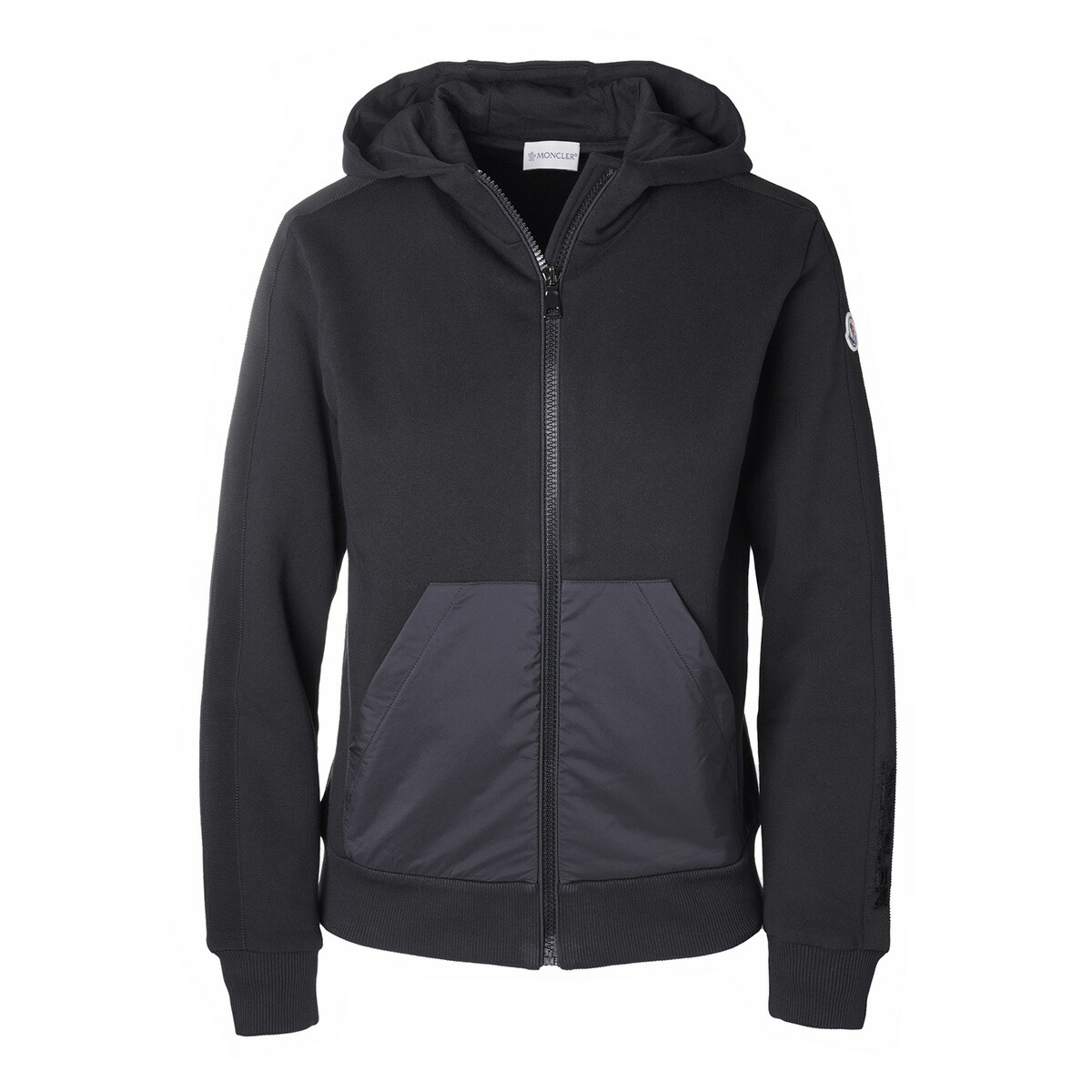 モンクレール激安 MONCLER ジップカーディガン ブラック 8g00023 899ps 999