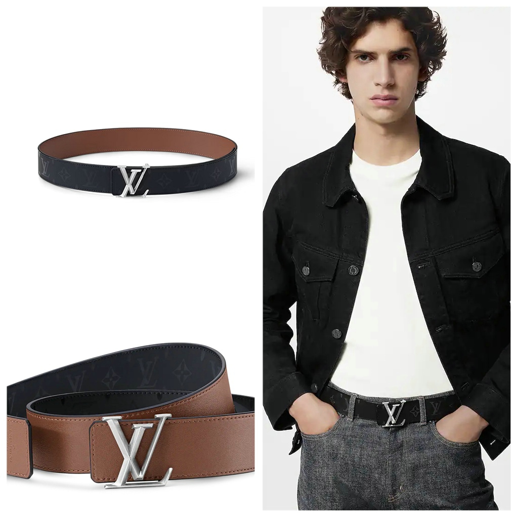 ルイヴィトン ベルト･LV イニシャル 40MM ピラミッド M9346T