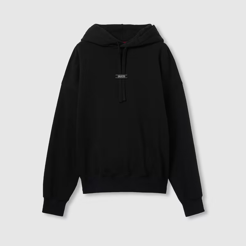 GUCCI コットンジャージー フーデッド スウェットシャツ 788090 XJGJ7 1043