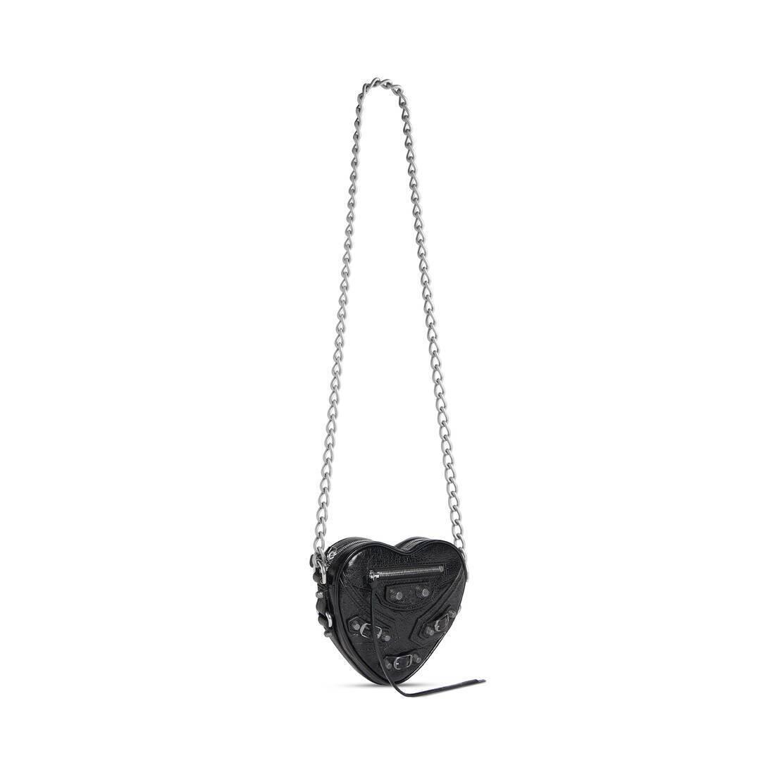 バレンシアガショルダーバッグ CAG. HEART MINI BAG レディース ハート レザー チェーン 722781 1VG9Y