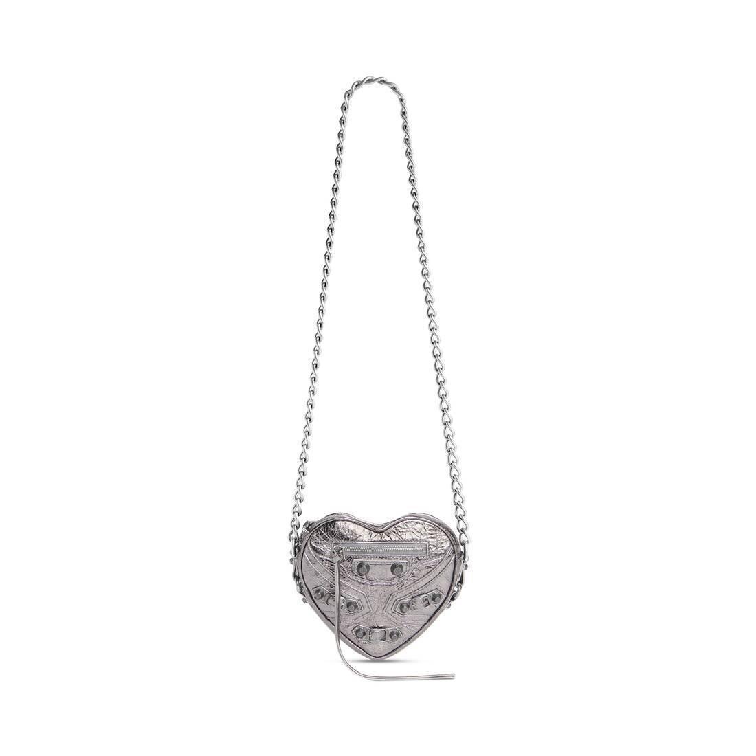 バレンシアガショルダーバッグ CAG. HEART MINI BAG レディース ハート レザー チェーン 722781 1VG9Y