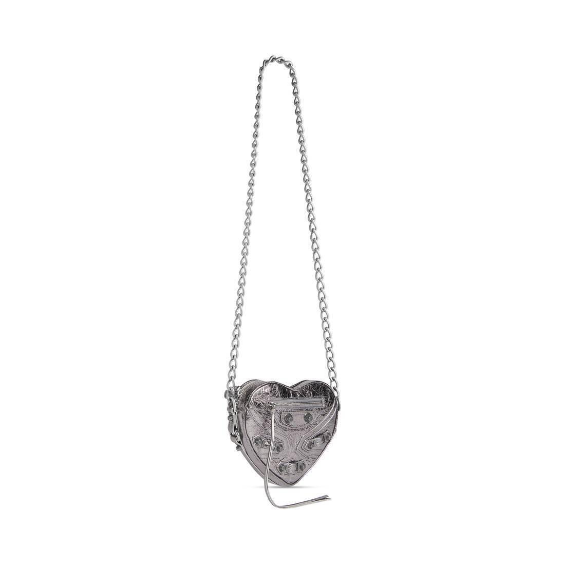 バレンシアガショルダーバッグ CAG. HEART MINI BAG レディース ハート レザー チェーン 722781 1VG9Y