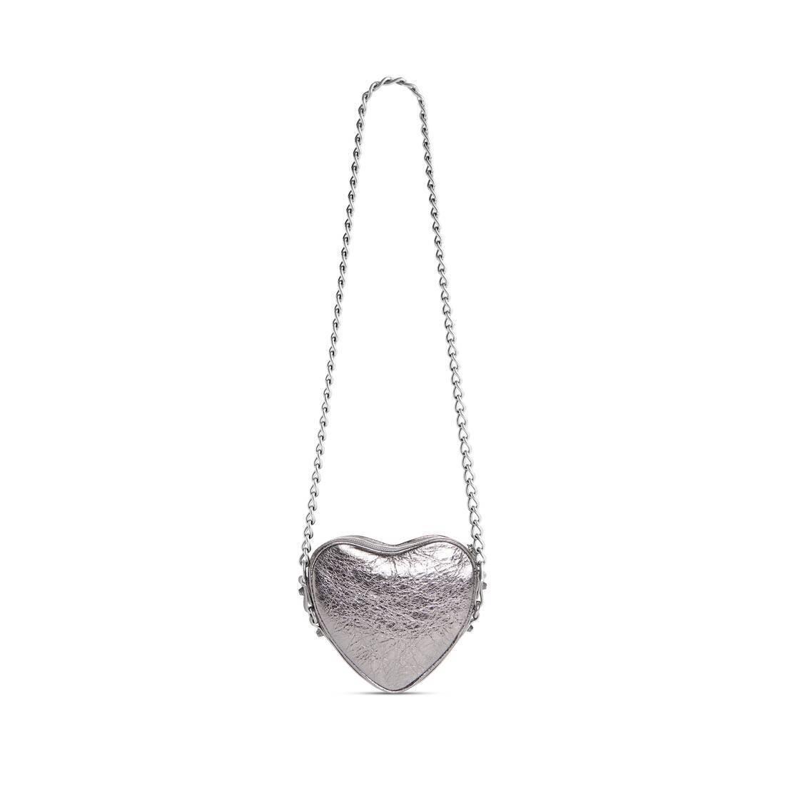 バレンシアガショルダーバッグ CAG. HEART MINI BAG レディース ハート レザー チェーン 722781 1VG9Y