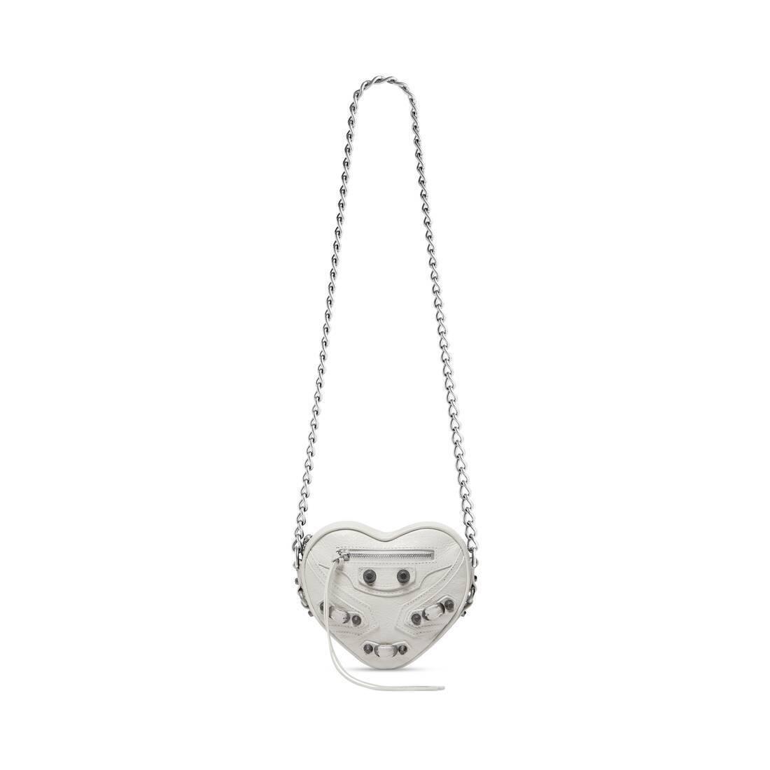 バレンシアガショルダーバッグ CAG. HEART MINI BAG レディース ハート レザー チェーン 722781 1VG9Y