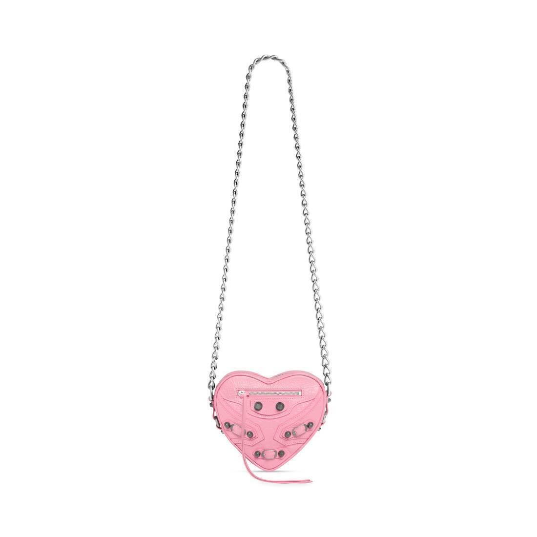 バレンシアガショルダーバッグ CAG. HEART MINI BAG レディース ハート レザー チェーン 722781 1VG9Y