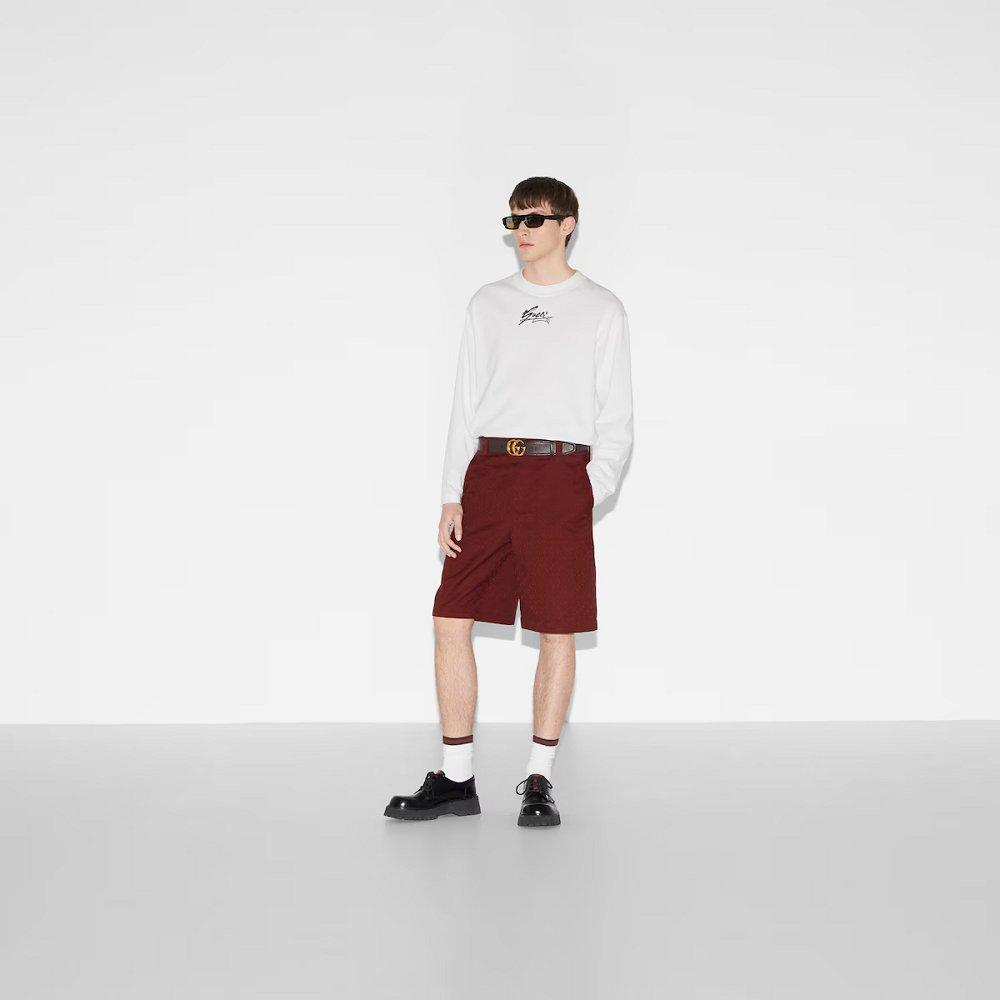 GUCCI プリント コットン ジャージー スウェットシャツ ‎784364 XJGQU 9074