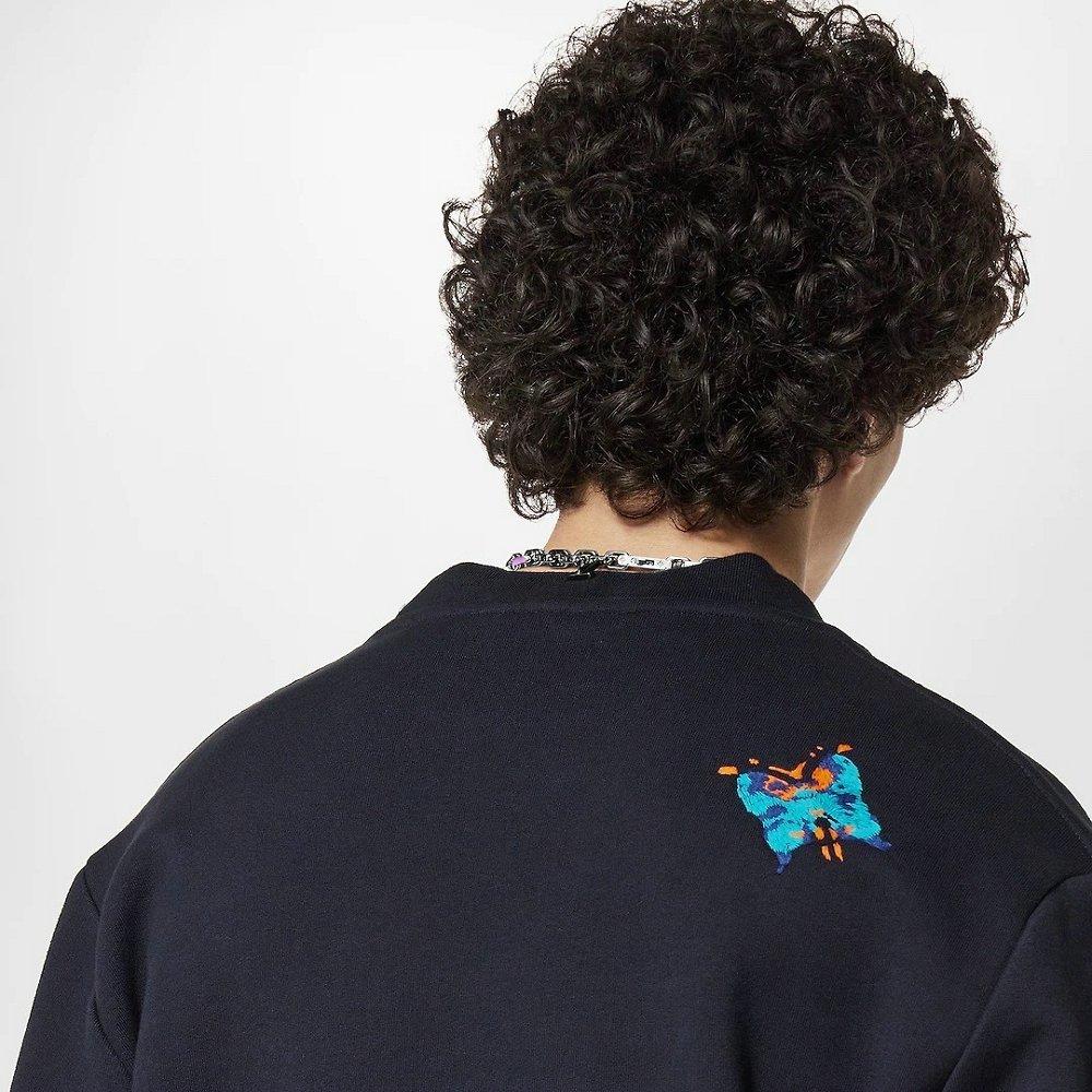 ルイヴィトン LV バタフライ スウェットシャツ 1AATBS