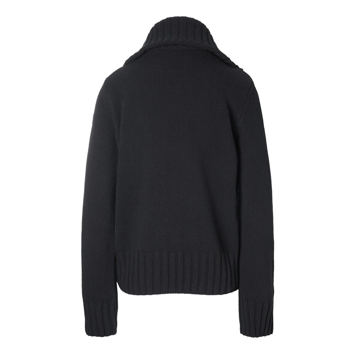 モンクレール MONCLER ダウン入りジップカーディガン ブラック 9b00013 m1115 999