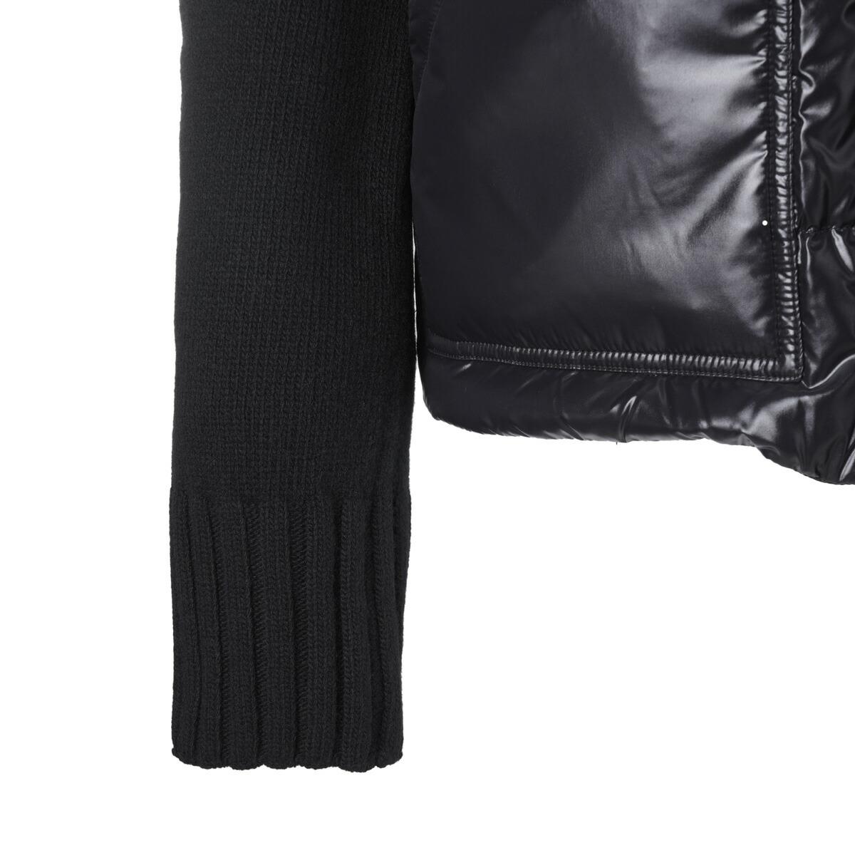 モンクレール MONCLER ダウン入りジップカーディガン ブラック 9b00013 m1115 999