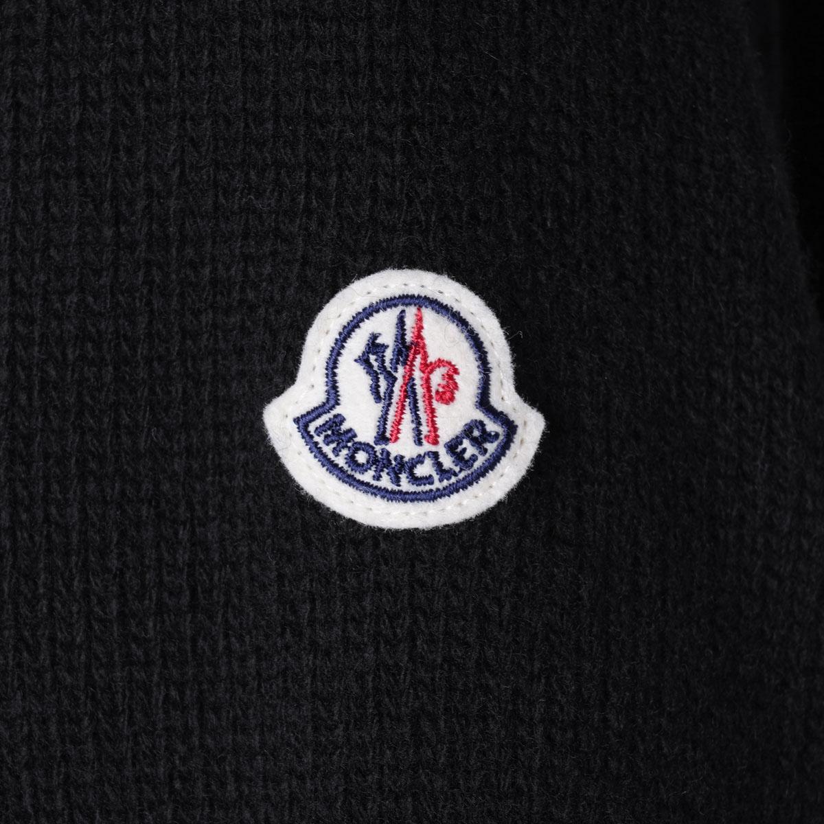 モンクレール MONCLER ダウン入りジップカーディガン ブラック 9b00013 m1115 999