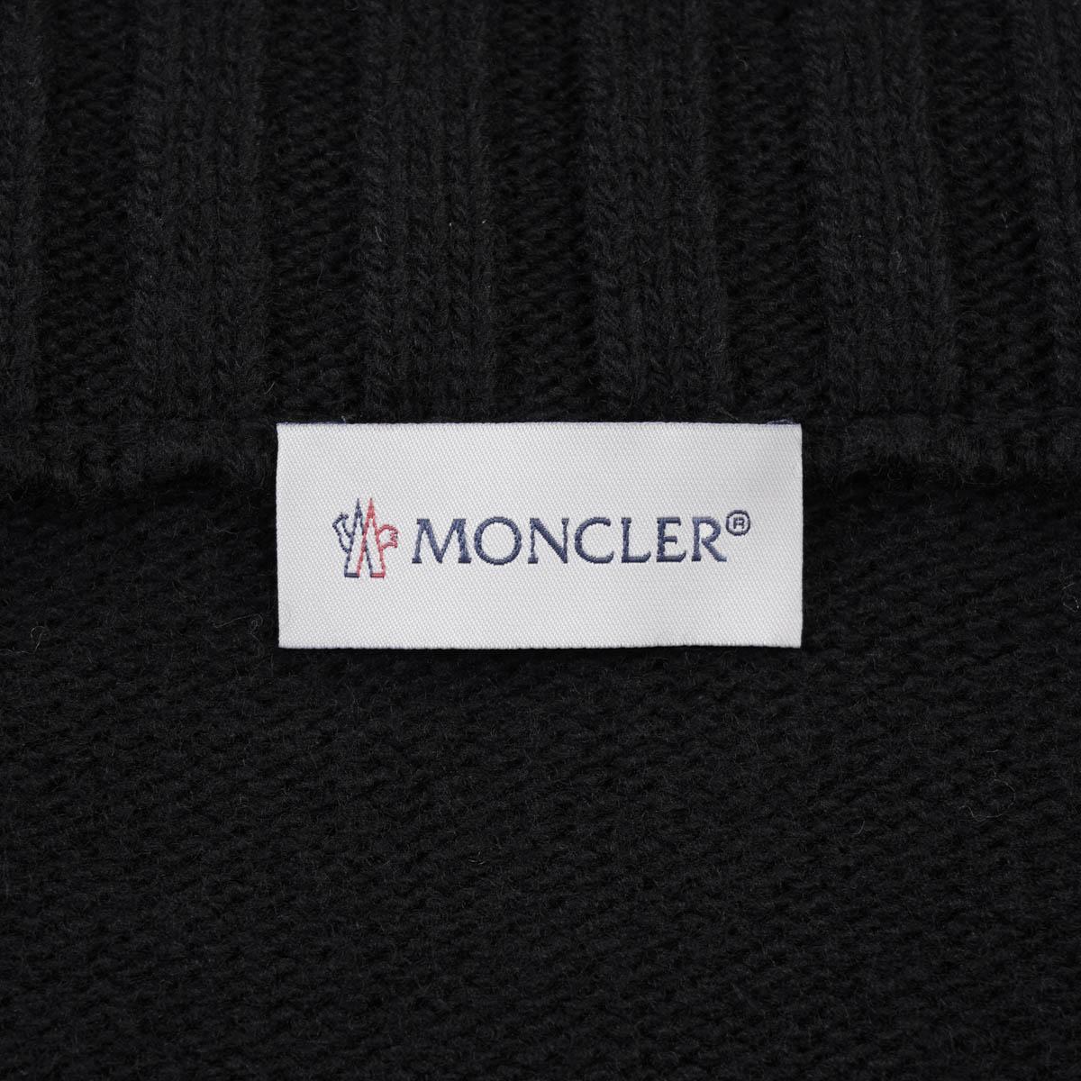 モンクレール MONCLER ダウン入りジップカーディガン ブラック 9b00013 m1115 999