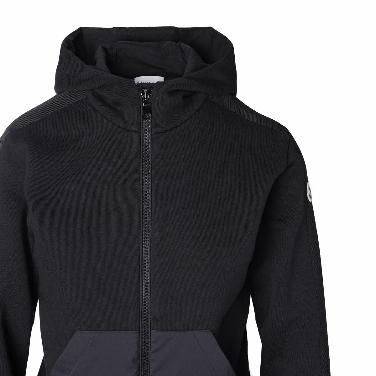 モンクレール激安 MONCLER ジップカーディガン ブラック 8g00023 899ps 999