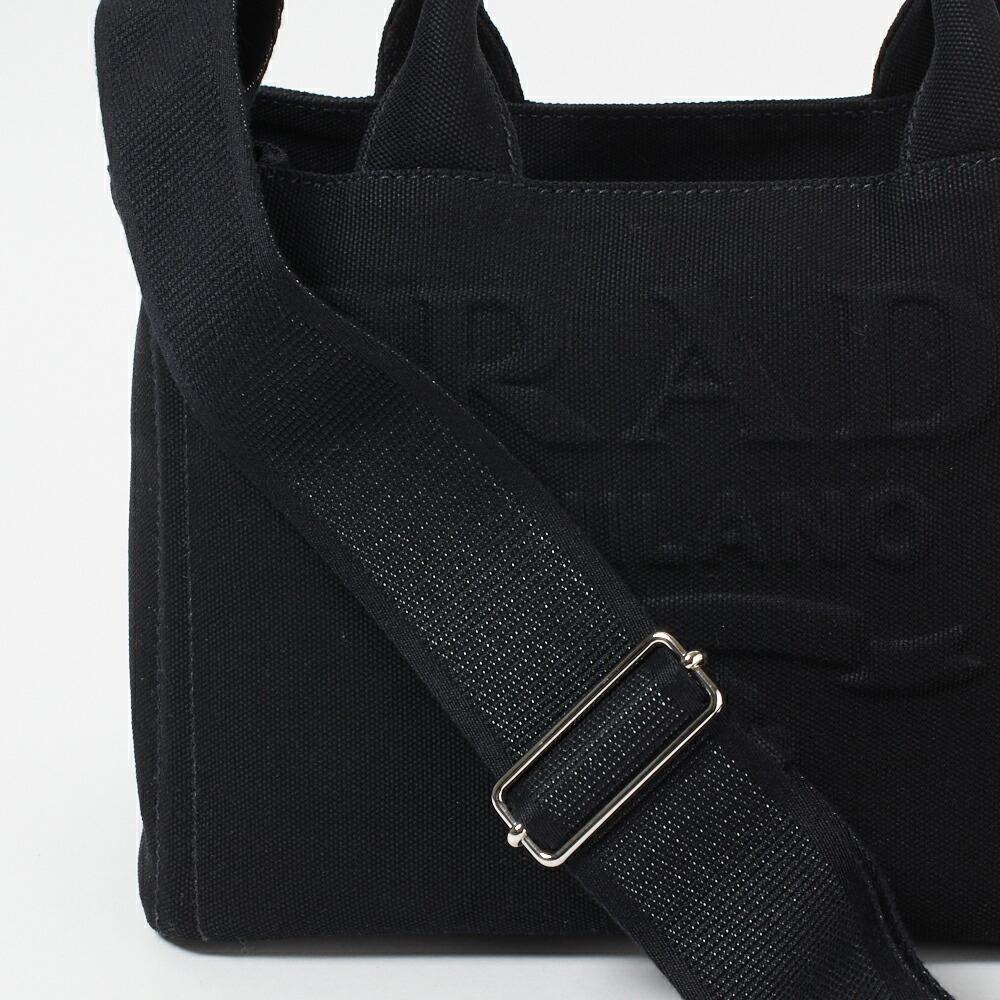 PRADA後払い バッグ カナパ トートバッグ ショルダー キャンバス 1BG439 ZKI V KAO