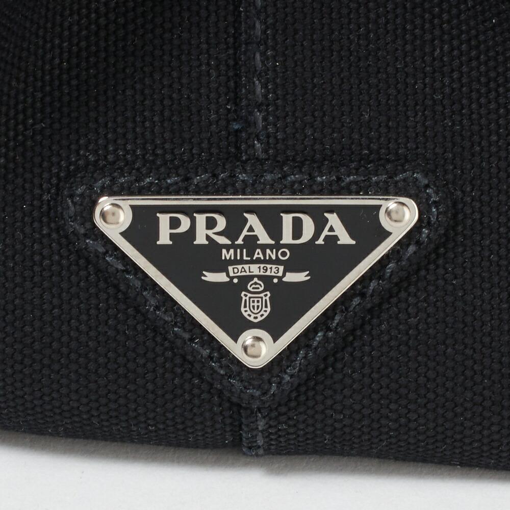 PRADA後払い バッグ カナパ トートバッグ ショルダー キャンバス 1BG439 ZKI V KAO