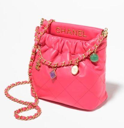シャネル CHANEL スモール バケット バッグ AS3793 B10197 NM373