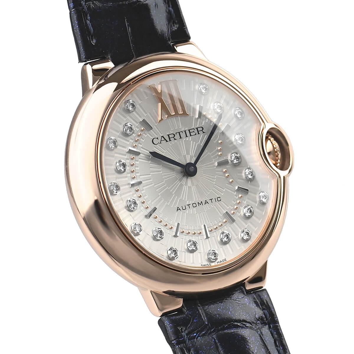 カルティエ バロン ブルー 36mm 自動巻き WGBB0053