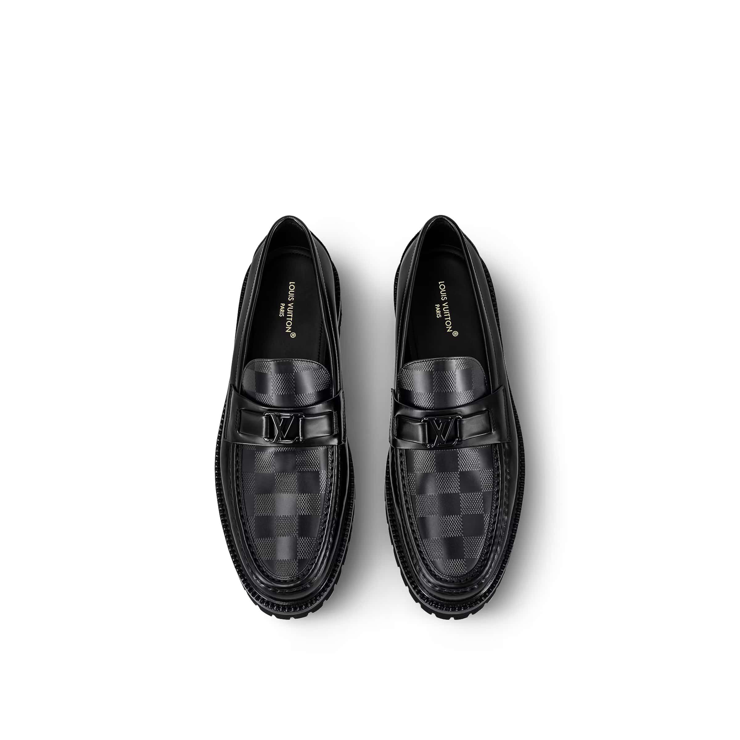 LOUIS VUITTON ダミエ メジャー ローファー 1AC5W3 1AC5XL