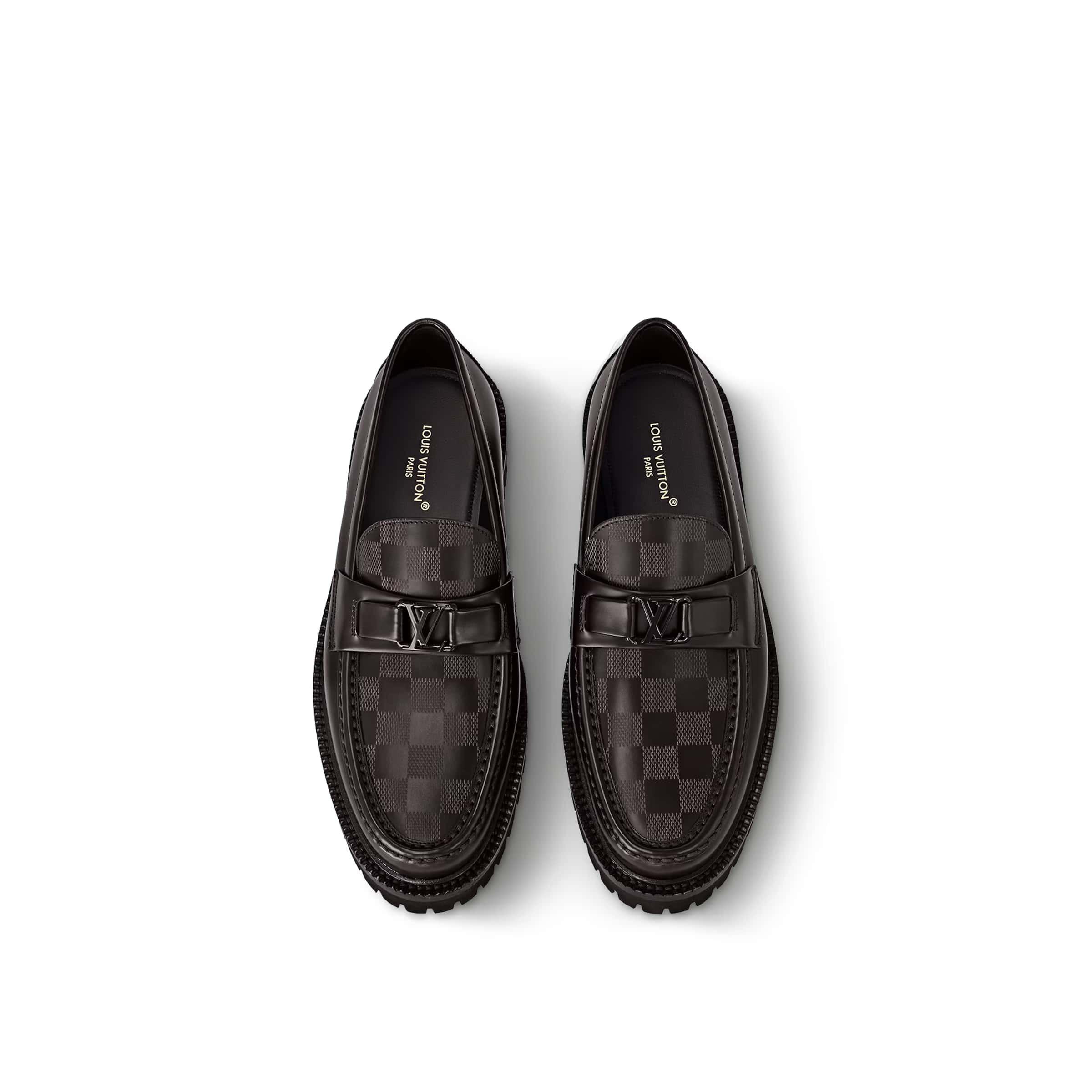 LOUIS VUITTON ダミエ メジャー ローファー 1AC5W3 1AC5XL