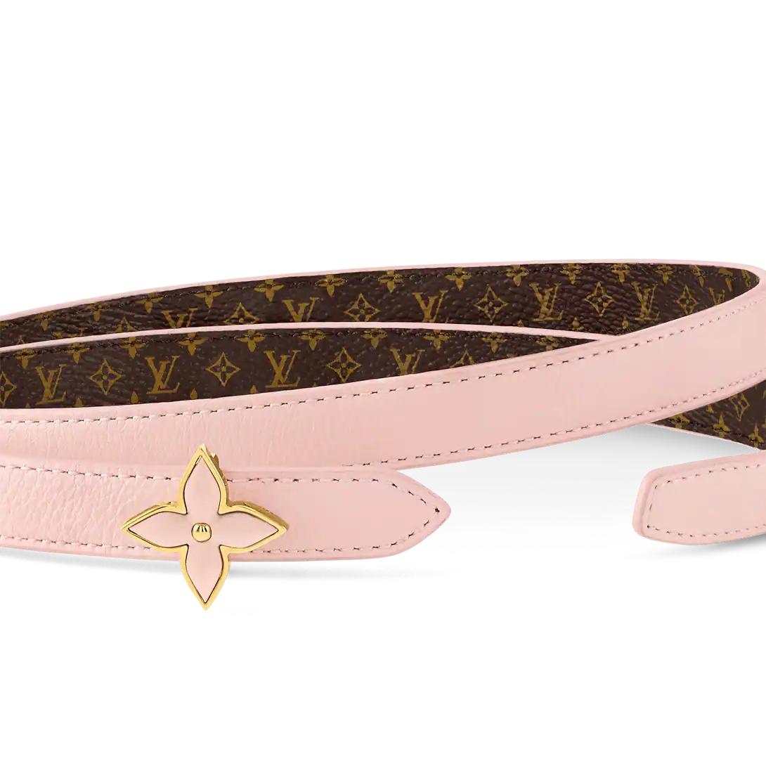ルイヴィトン ベルト･LV ミニ フラワーグラム 15MM リバーシブル M8800Y M8796W M8797Y