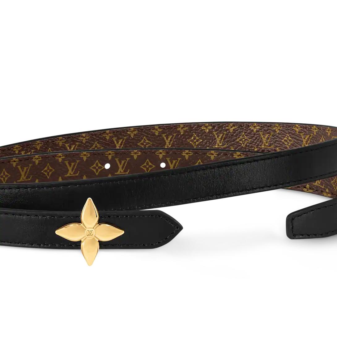 ルイヴィトン ベルト･LV ミニ フラワーグラム 15MM リバーシブル M8800Y M8796W M8797Y