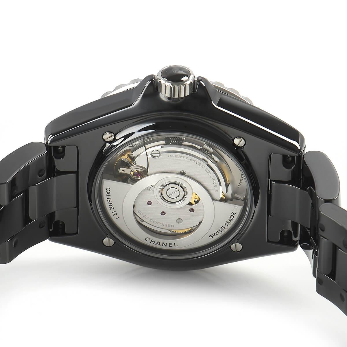 シャネル  J12 メンズ ファントム キャリバー12.1 38MM  ブラック 自動巻き H6185