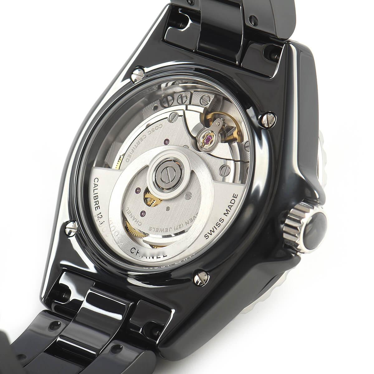 シャネル  J12 メンズ ファントム キャリバー12.1 38MM  ブラック 自動巻き H6185