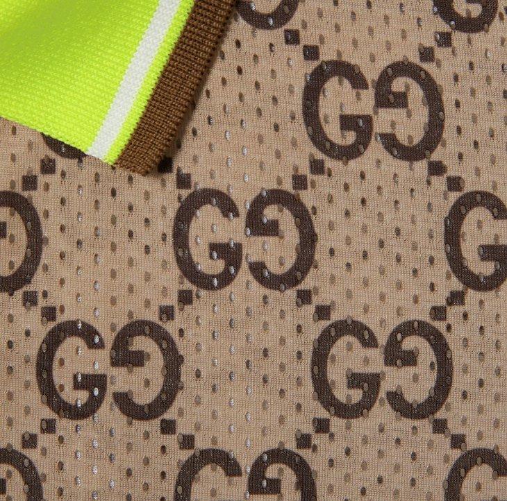 グッチ GGプリント ポリエステル メッシュポロシャツ 787890 XJGJ3 2270