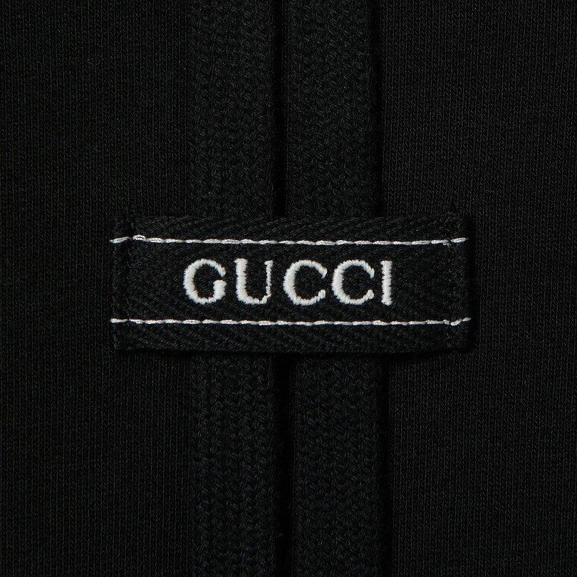 GUCCI コットンジャージー フーデッド スウェットシャツ 788090 XJGJ7 1043