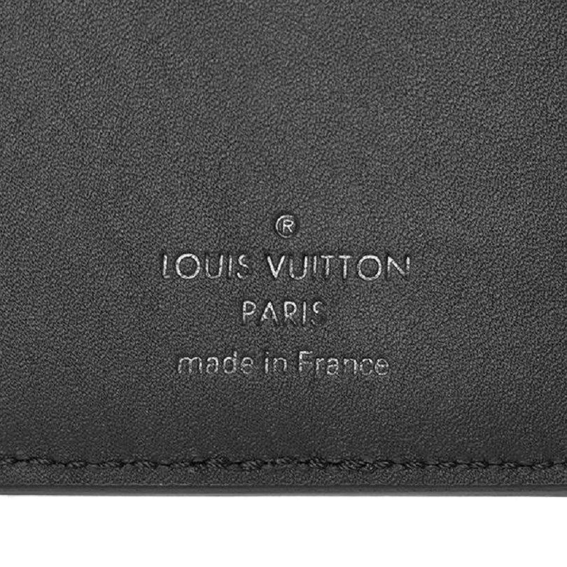 ルイヴィトン オーガナイザードゥポッシュ LVアエログラム ブラック カードケース M69979