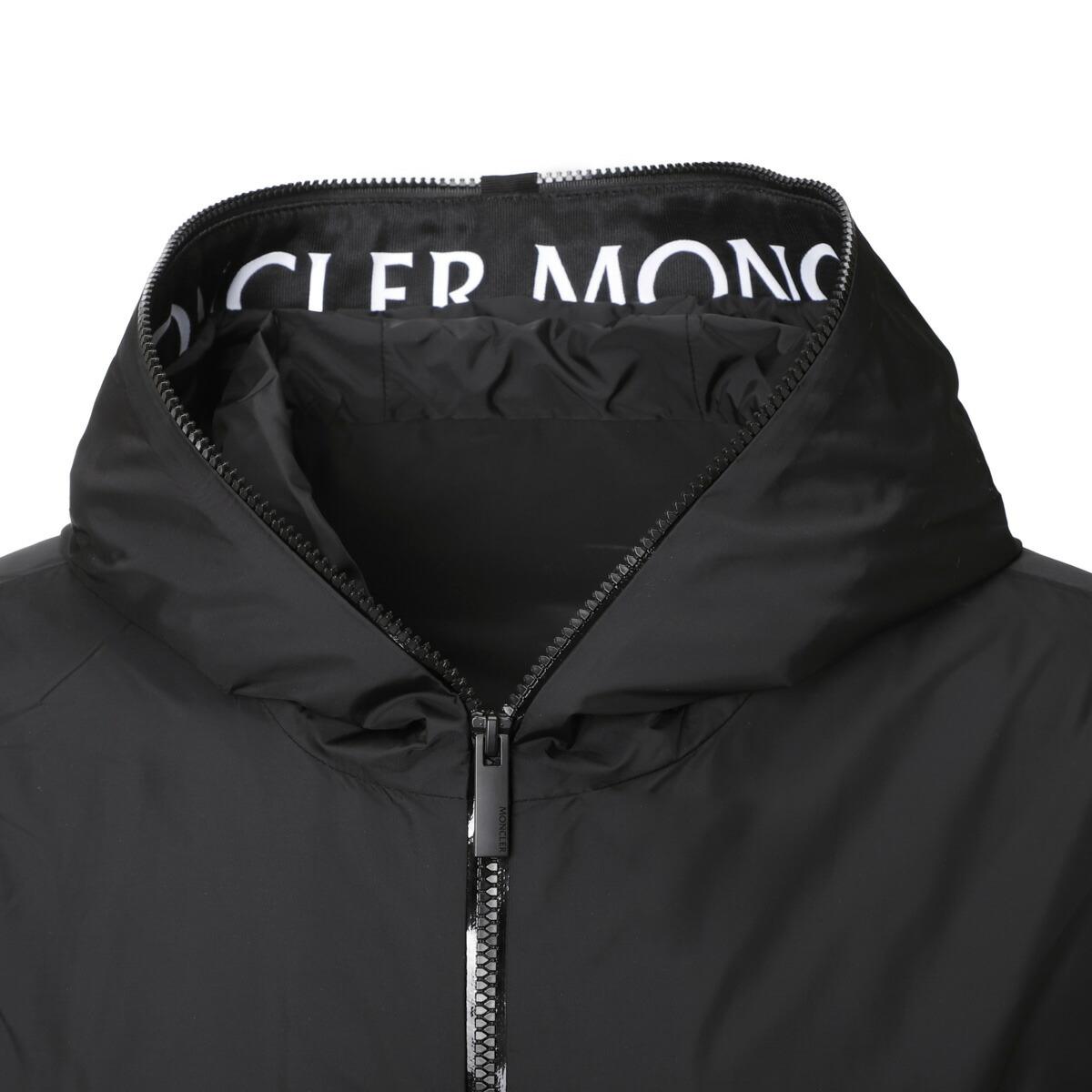 モンクレール激安 MONCLER ウィンドブレーカー レインジャケット ブラック メンズ junichi 1a00175 68352 999