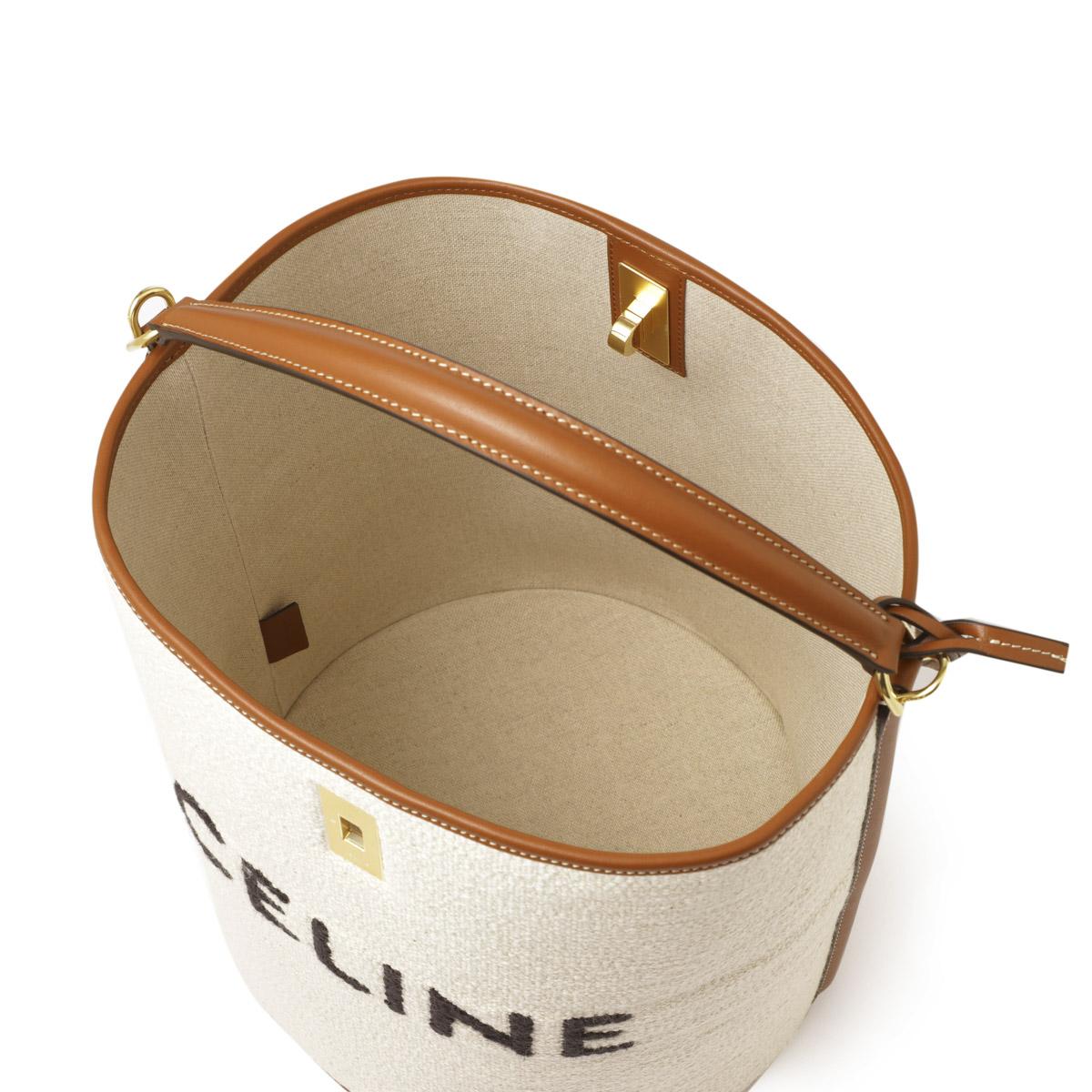 セリーヌ BUCKET 16 ハンドバッグ 2WAY ショルダーバッグ ベージュ 19557 2erh 02nt
