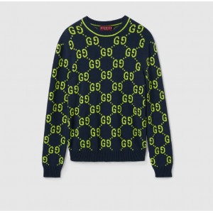 グッチ GGコットンジャカード クルーネック セーター 791043 XKD35 0401