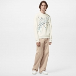 LouisVuitton×エンブロイダード スウェットシャツ 1AFBWB 1AFBW9