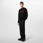LouisVuitton×エンブロイダード スウェットシャツ 1AFBWB 1AFBW9