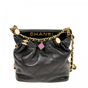 シャネル CHANEL スモール バケット バッグ AS3793 B10197 94305
